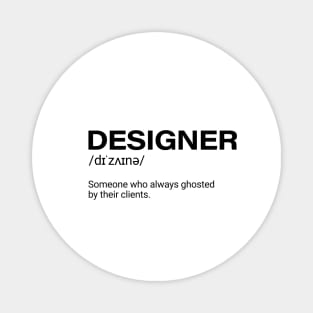 Funny designer definition Magnet